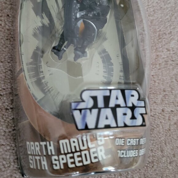NEW Star Wars Darth Maul Sith Speeder Titanium Series Die Cast - Picture 2 of 6